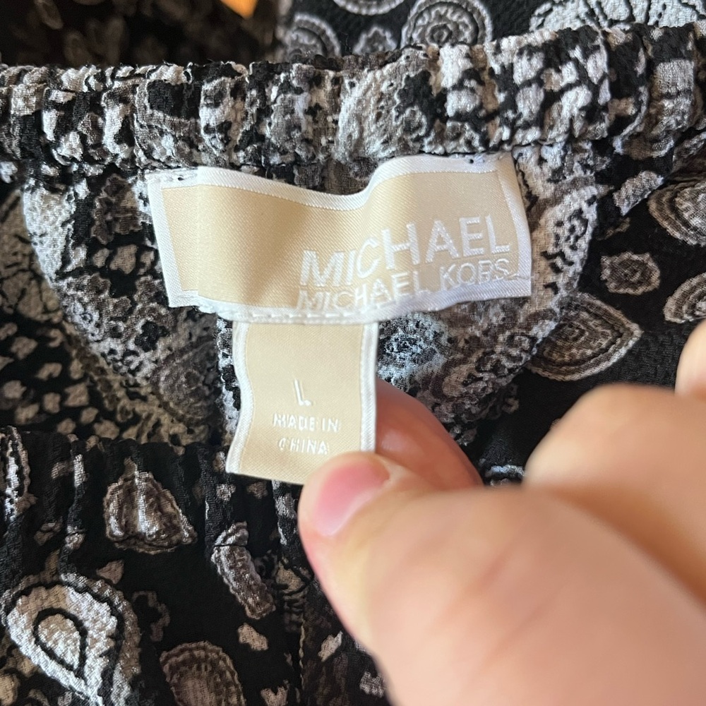 Michael Kors Kids Monochrome Patterned Bottoms